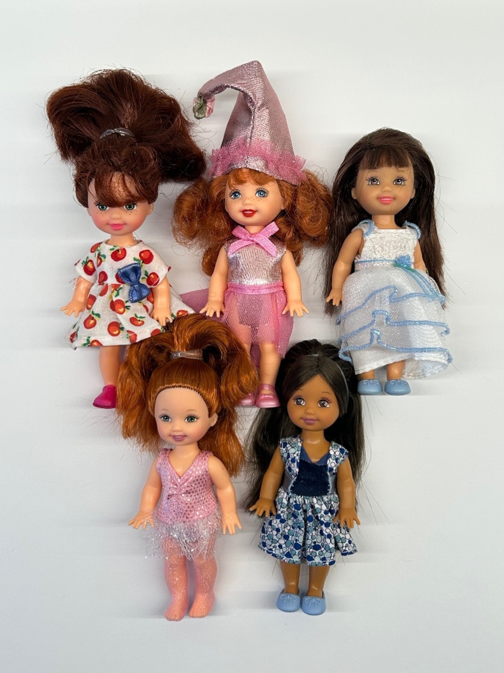 Vintage 90s Barbie Kelly & Friends Dolls Set Of 5 (DVS3)